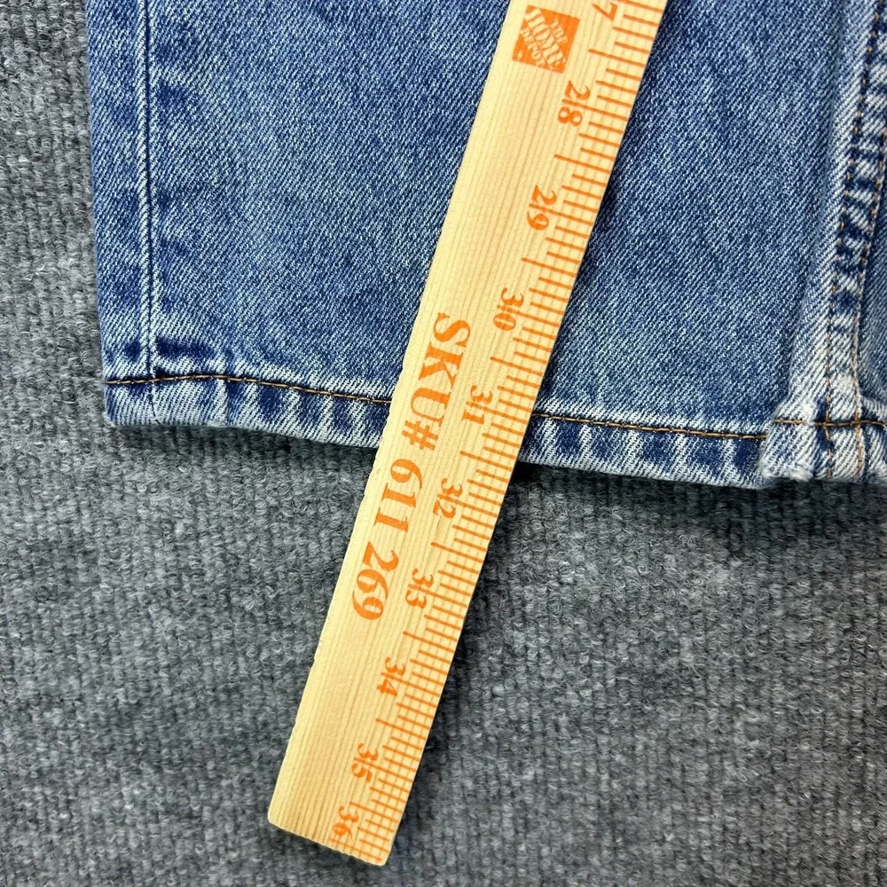 Levi's Jeans Men's Blue Denim Mid Rise Straight Pockets Classic Zip Fly‎ - 35X31